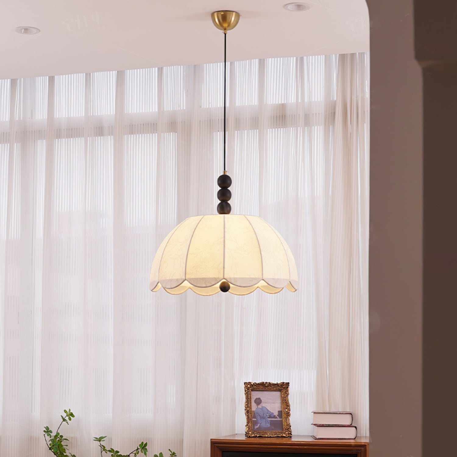 Nyd Fabric Swag Pendant Light
