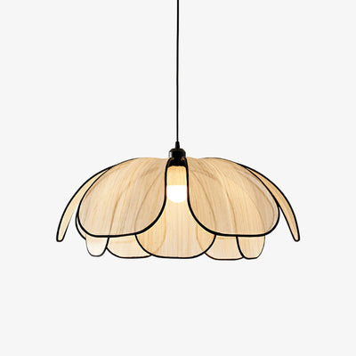 Elthaus Blossom Leaf Fiber Pendant Lamp