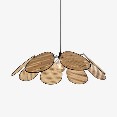 Orvara Blossom Petal Rattan Pendant Lamp