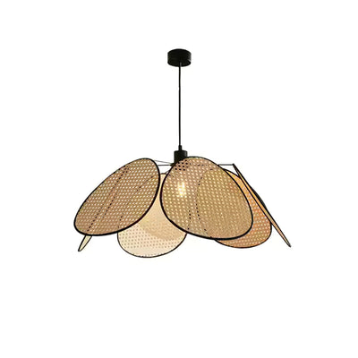 Orvara Blossom Petal Rattan Pendant Lamp