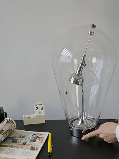 Veroce Glass Industrial Table Lamp