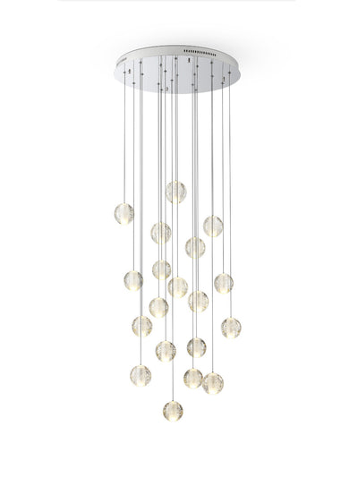 Crystal Bubble Cluster Pendant Light