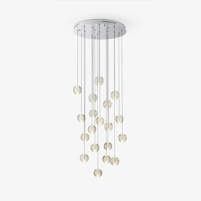 Crystal Bubble Cluster Pendant Light