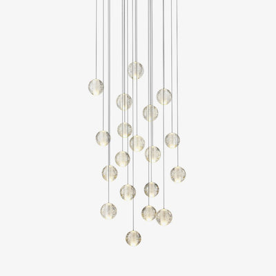 Crystal Bubble Cluster Pendant Light