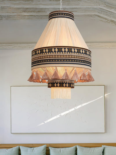 Calyce Fabric Cozy Pendant Lamp