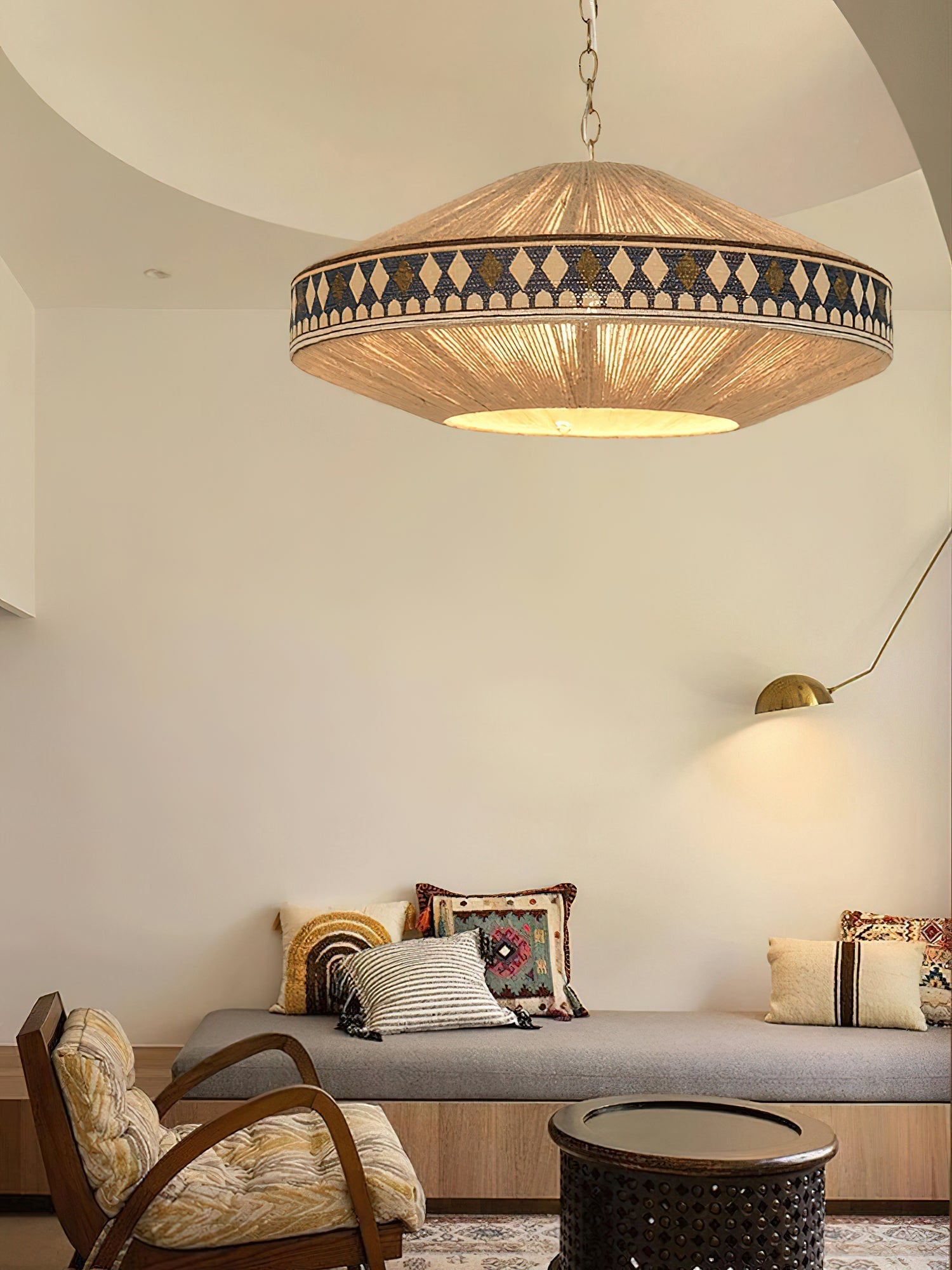 Calyce Fabric Cozy Pendant Lamp