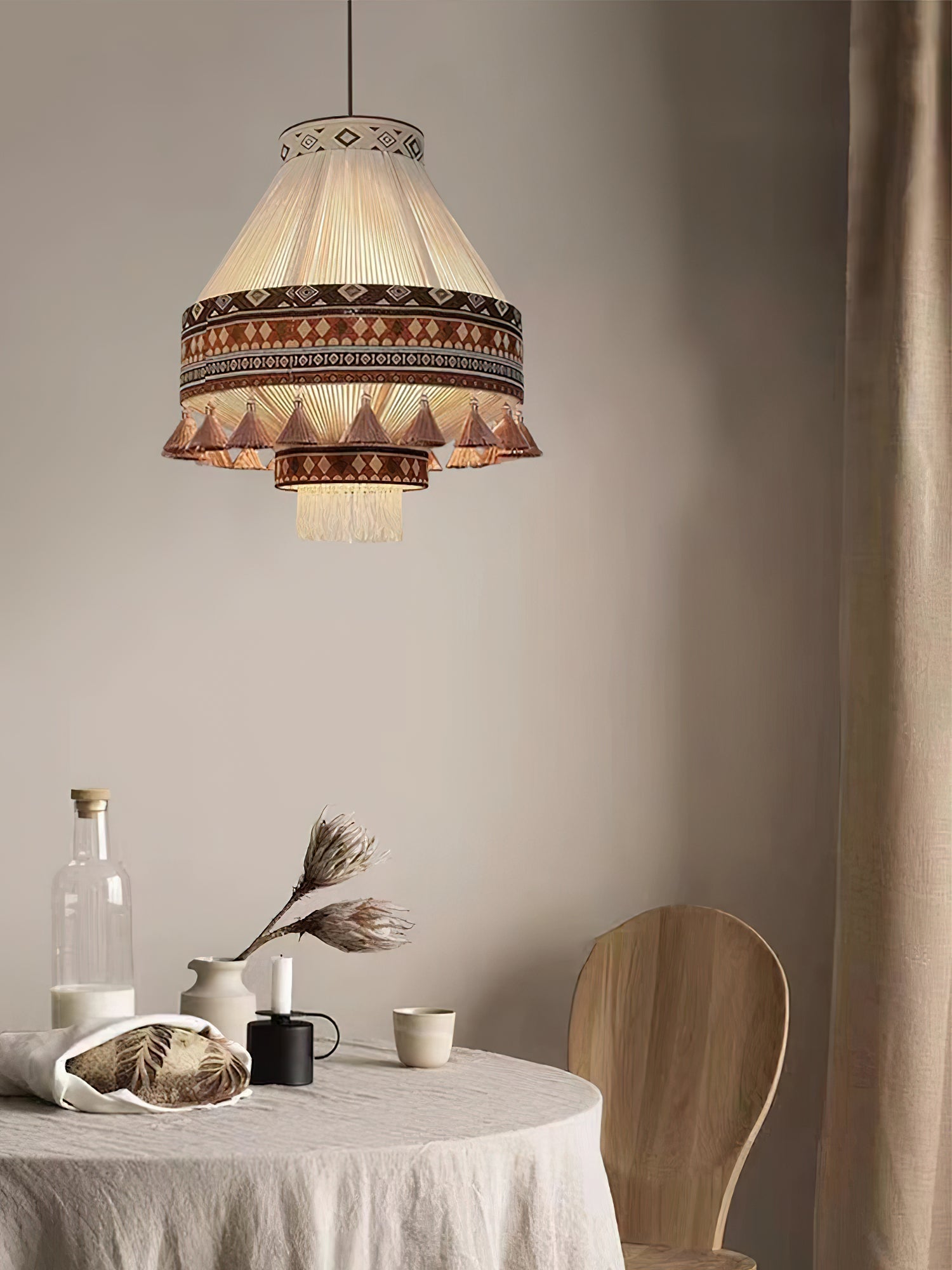 Calyce Fabric Cozy Pendant Lamp