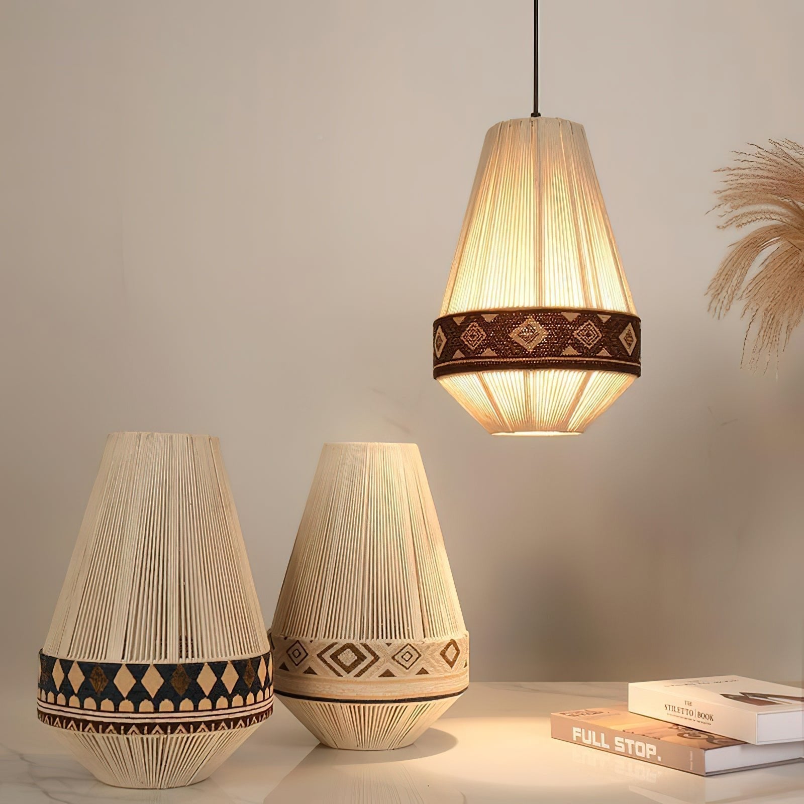 Calyce Fabric Cozy Pendant Lamp