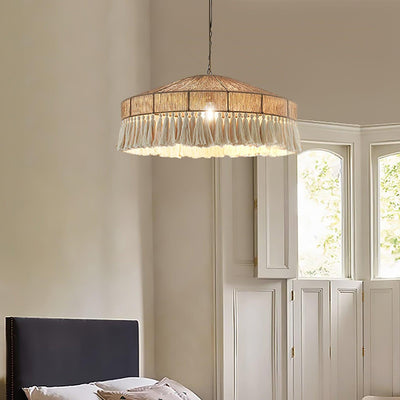 Ohev Hemp Rope Pendant Light