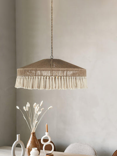 Ohev Hemp Rope Pendant Light