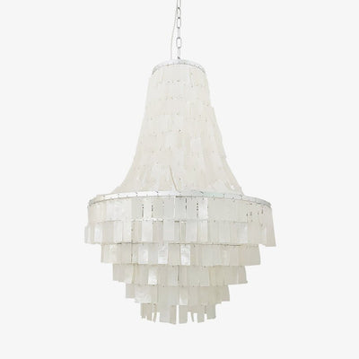 Naciira Chandelier Boho Shell Tiered