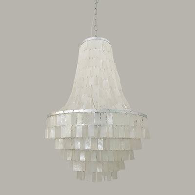 Naciira Chandelier Boho Shell Tiered