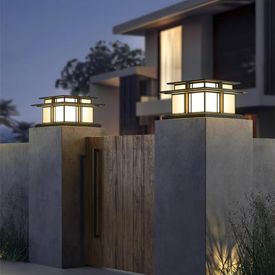 Onyx Acrylic Oriental Table Light