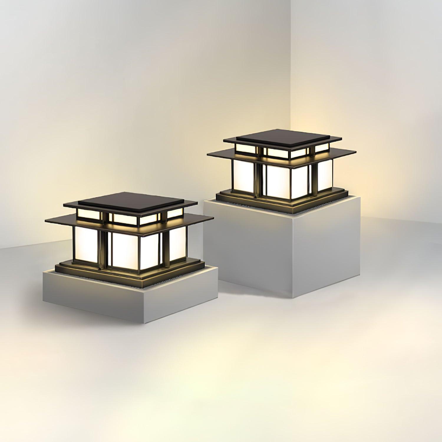 Onyx Acrylic Oriental Table Light