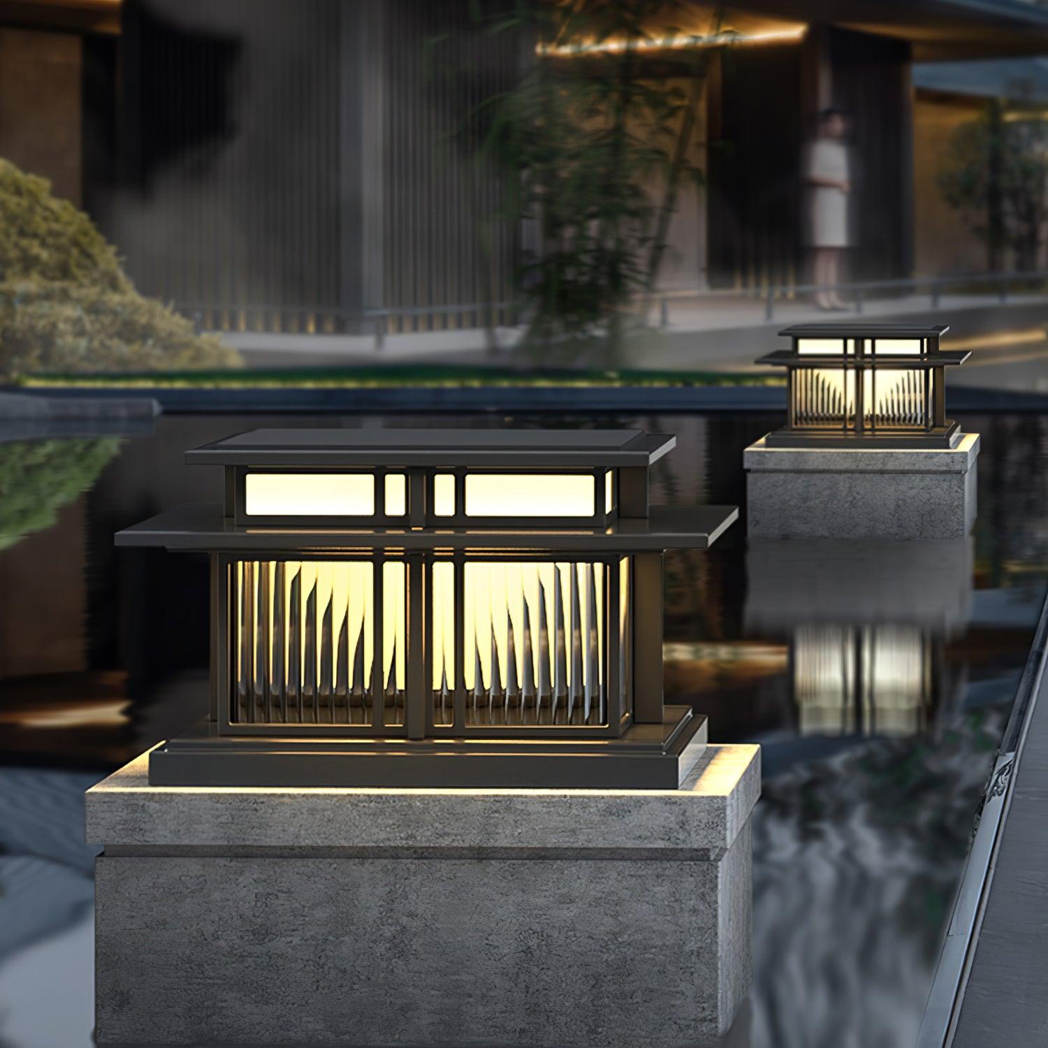 Onyx Acrylic Oriental Table Light