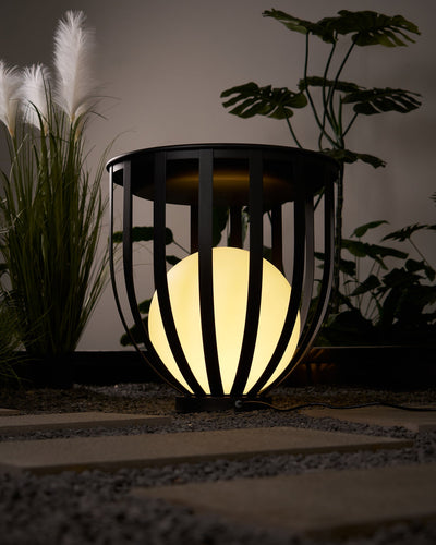 Tera Steel Acrylic Floor Lamp
