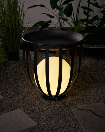 Tera Steel Acrylic Floor Lamp
