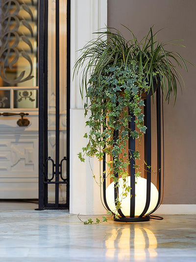 Tera Steel Acrylic Floor Lamp