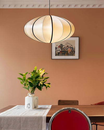Inez Fabric Futuristic Pendant Lamp