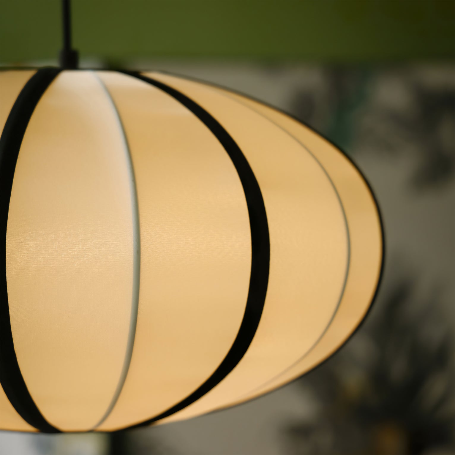 Inez Fabric Futuristic Pendant Lamp