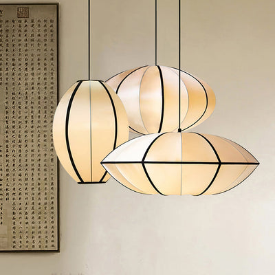 Inez Fabric Futuristic Pendant Lamp