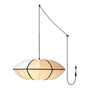 Inez Fabric Futuristic Pendant Lamp