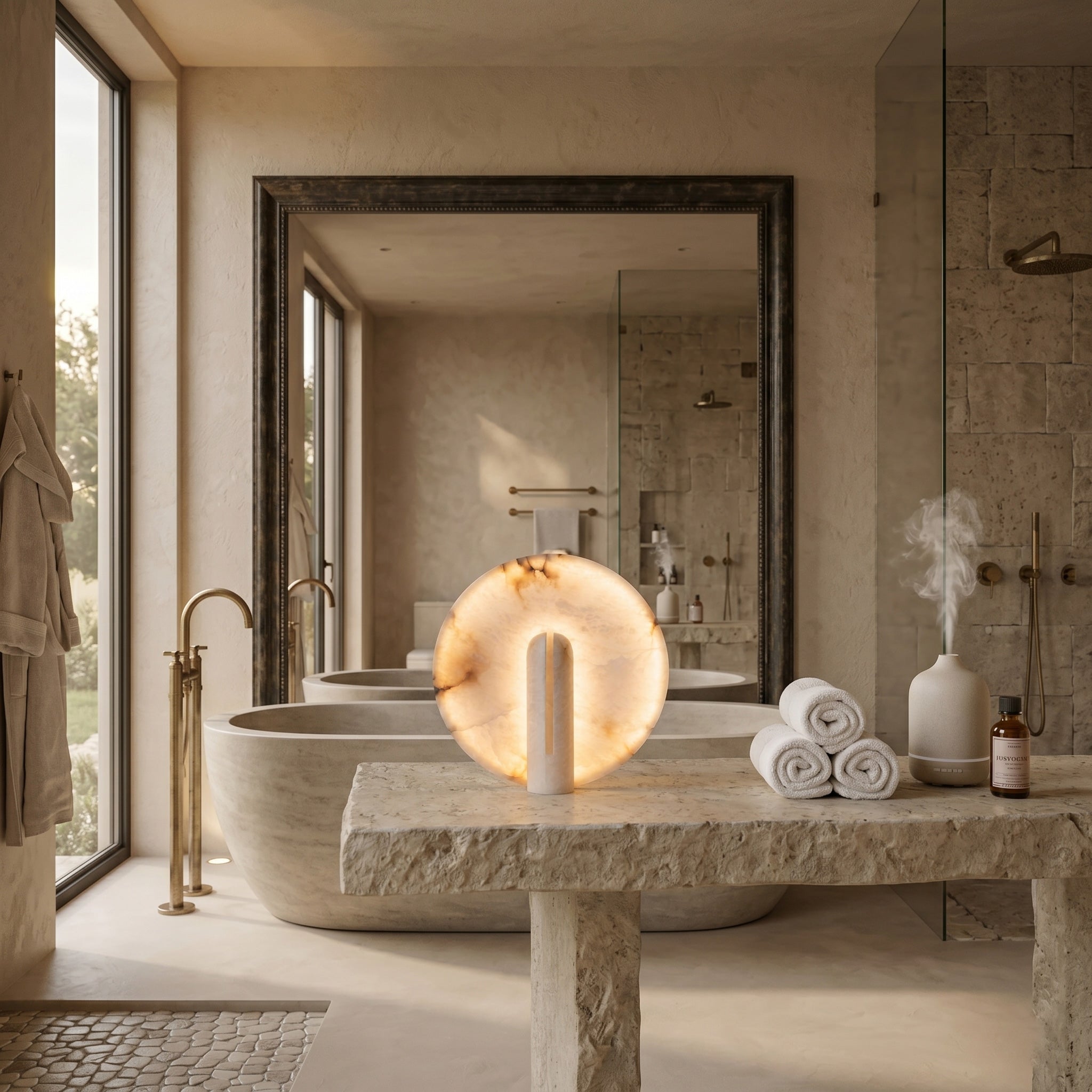Yavren Alabaster Table Lamp