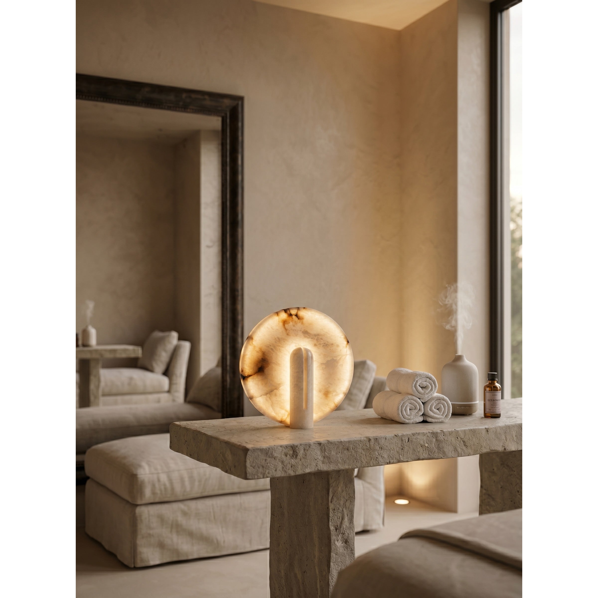 Yavren Alabaster Table Lamp