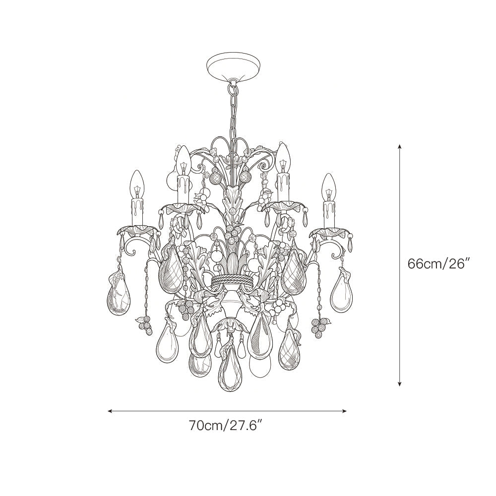 Stoneley Fruits Chandelier