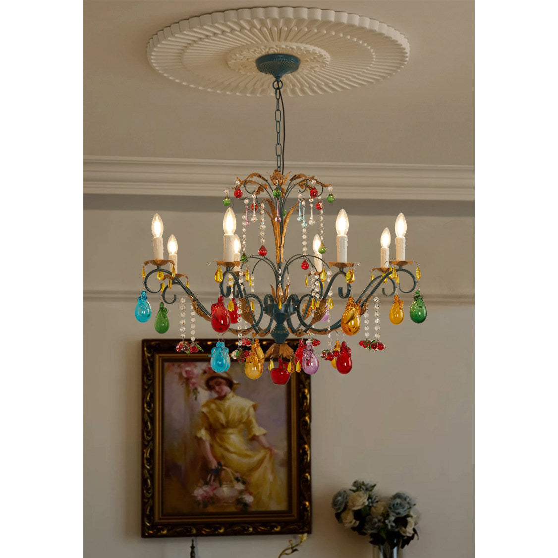 Stoneley Fruits Chandelier