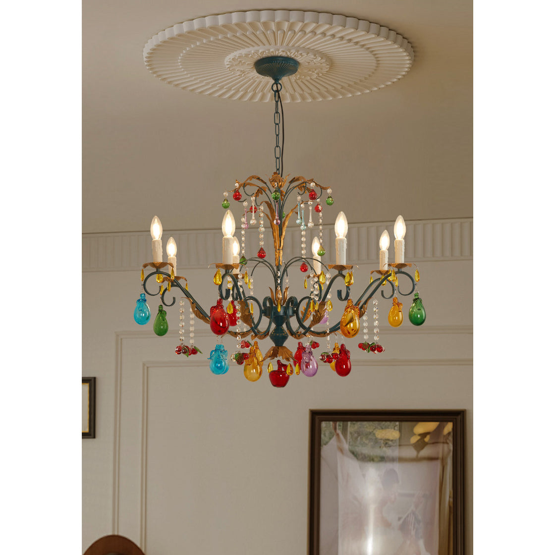 Stoneley Fruits Chandelier