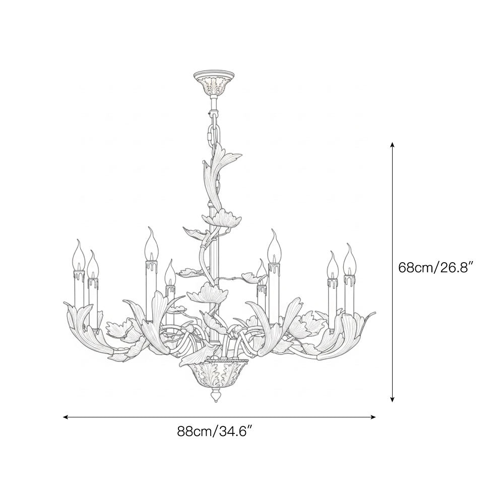 Aurelios Brass Chandelier