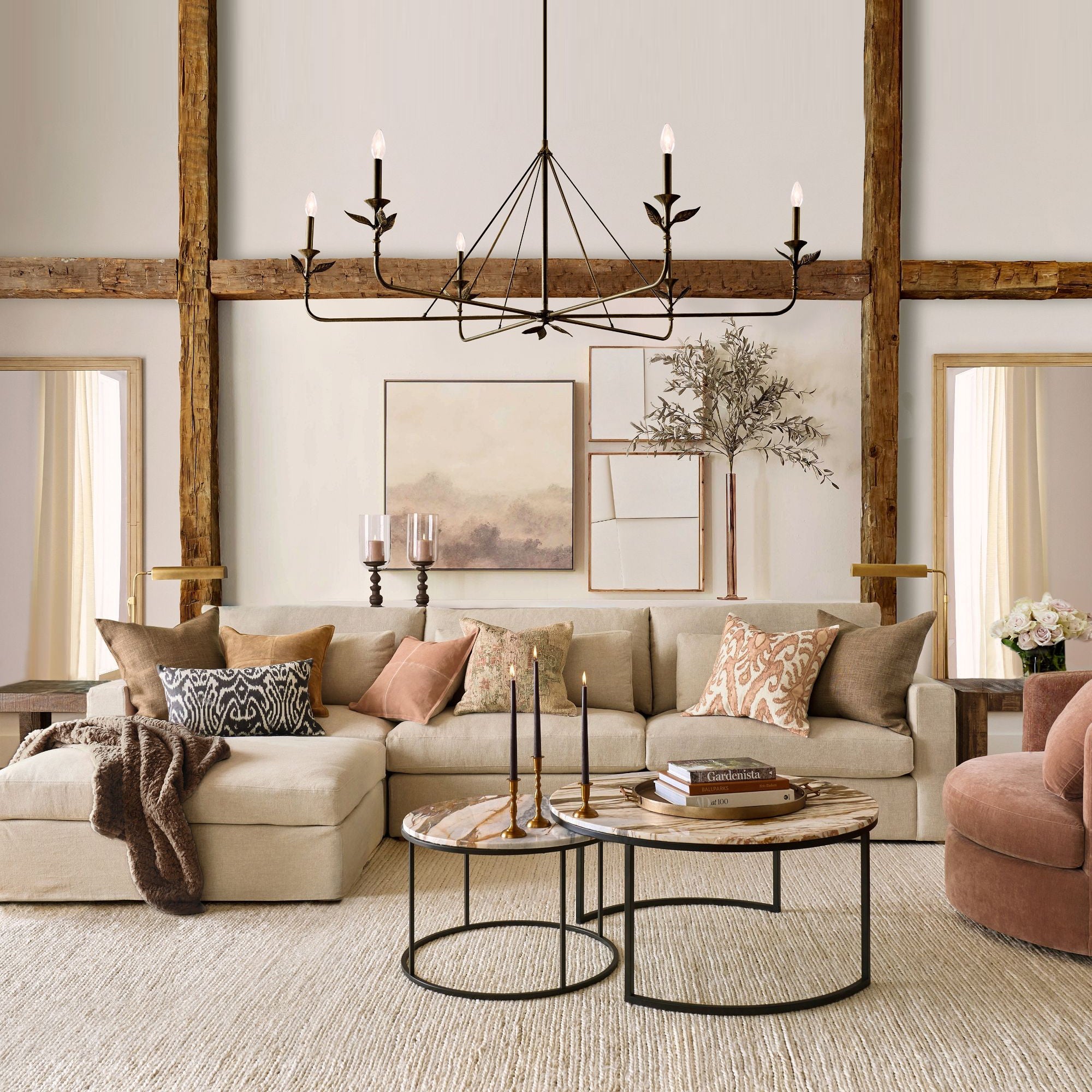 Westgrove Branching Leaf Chandelier