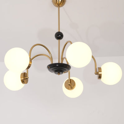 Halion Chandelier Rod Frame and White