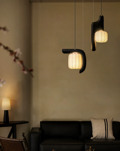 Ulverstone Fluted Paper Pendant Lamp