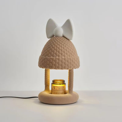 Zarinil Flocked Resin Playful Table Lamp
