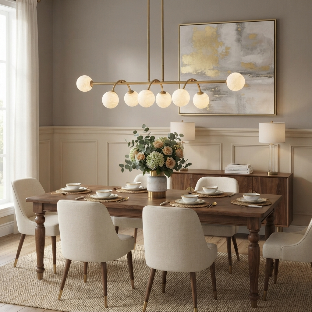 Elmsstone Alabaster Chandelier