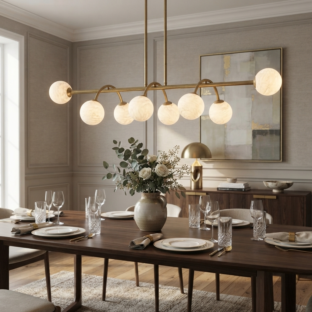 Elmsstone Alabaster Chandelier