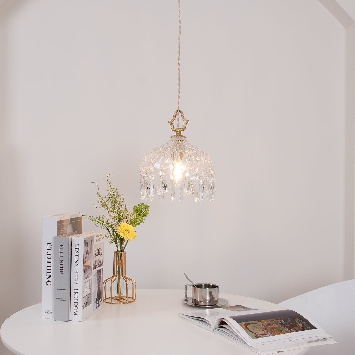 Moka Crystal Vintage Pendant Lamp