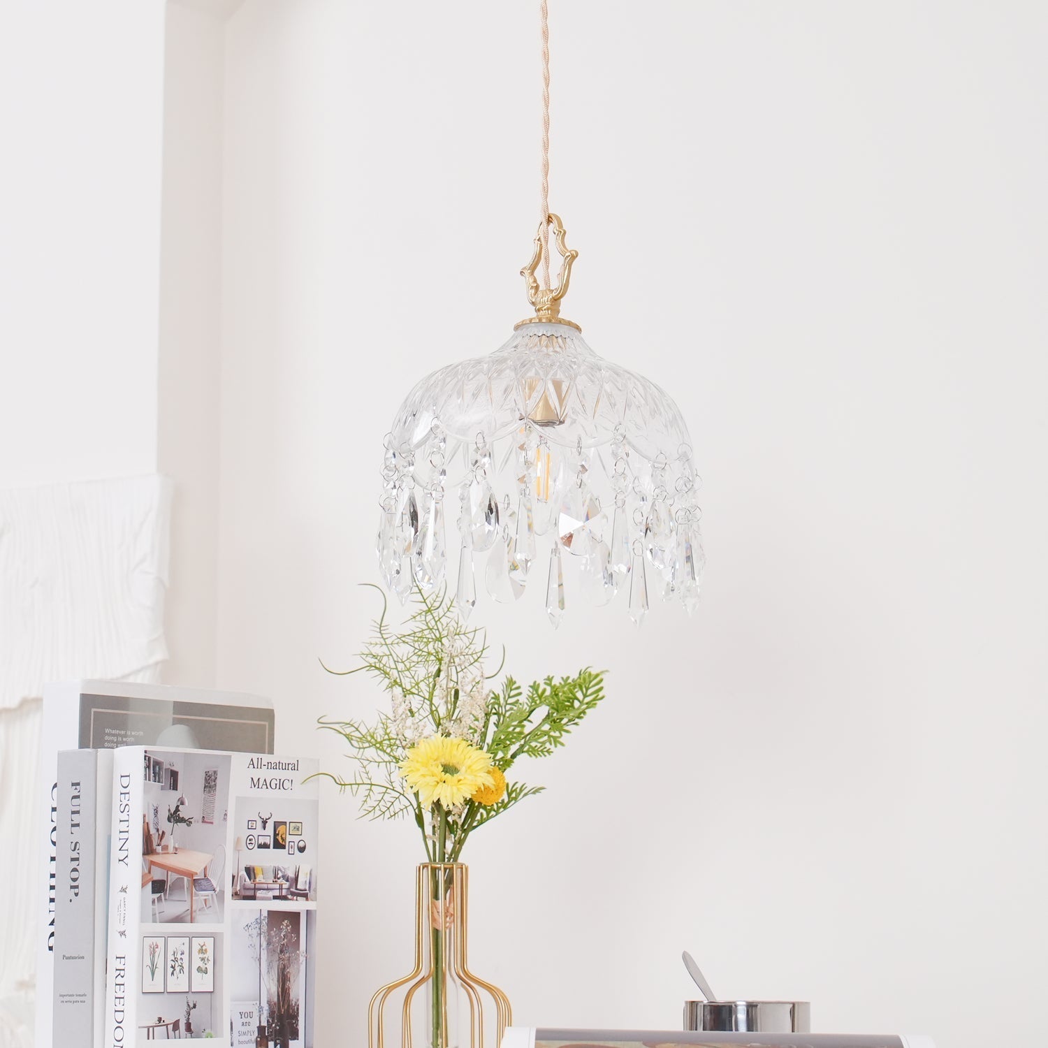 Moka Crystal Vintage Pendant Lamp