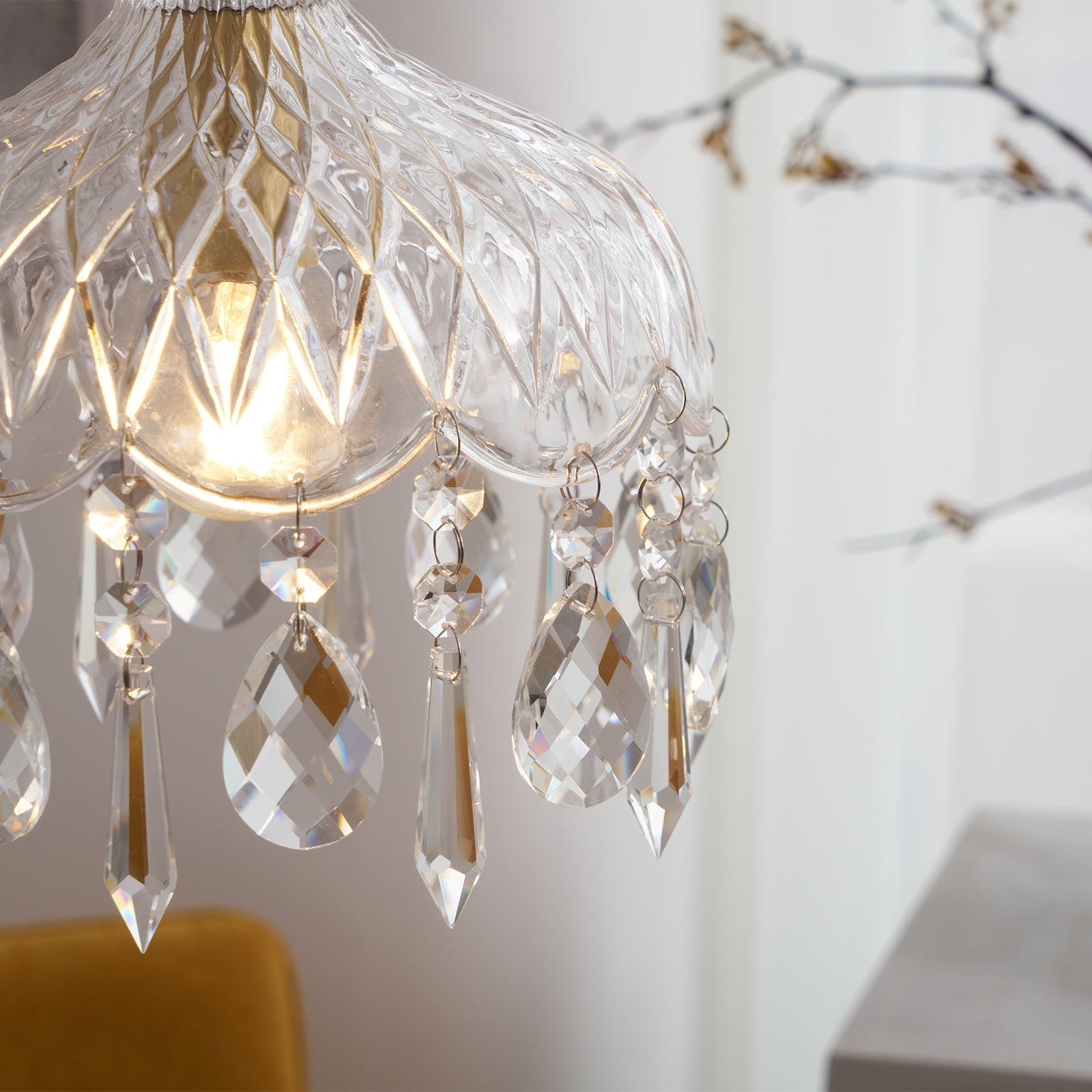 Moka Crystal Vintage Pendant Lamp