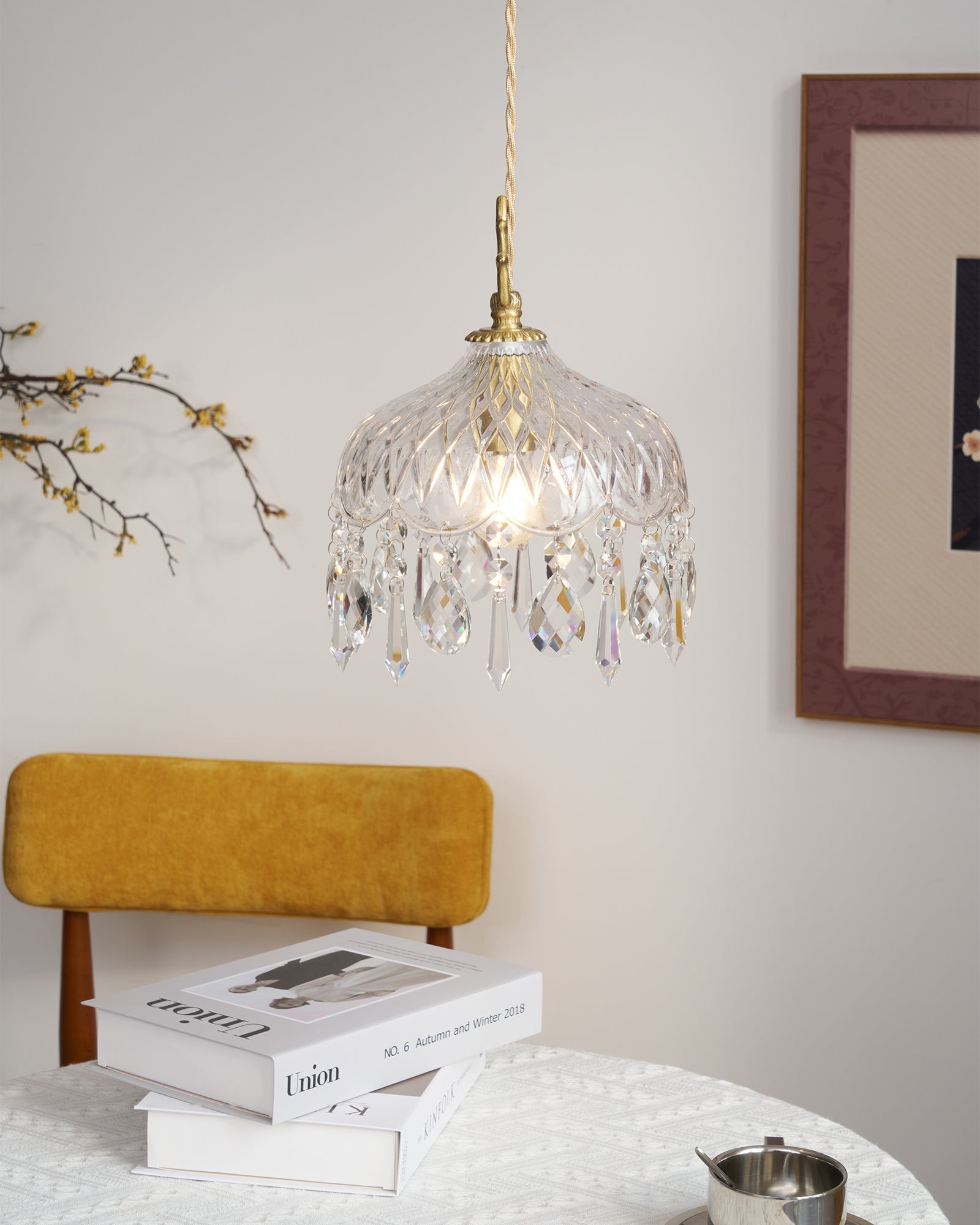 Moka Crystal Vintage Pendant Lamp