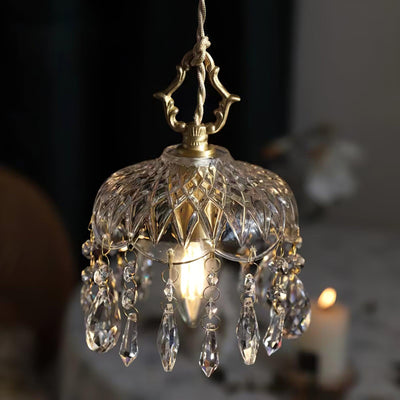 Moka Crystal Vintage Pendant Lamp