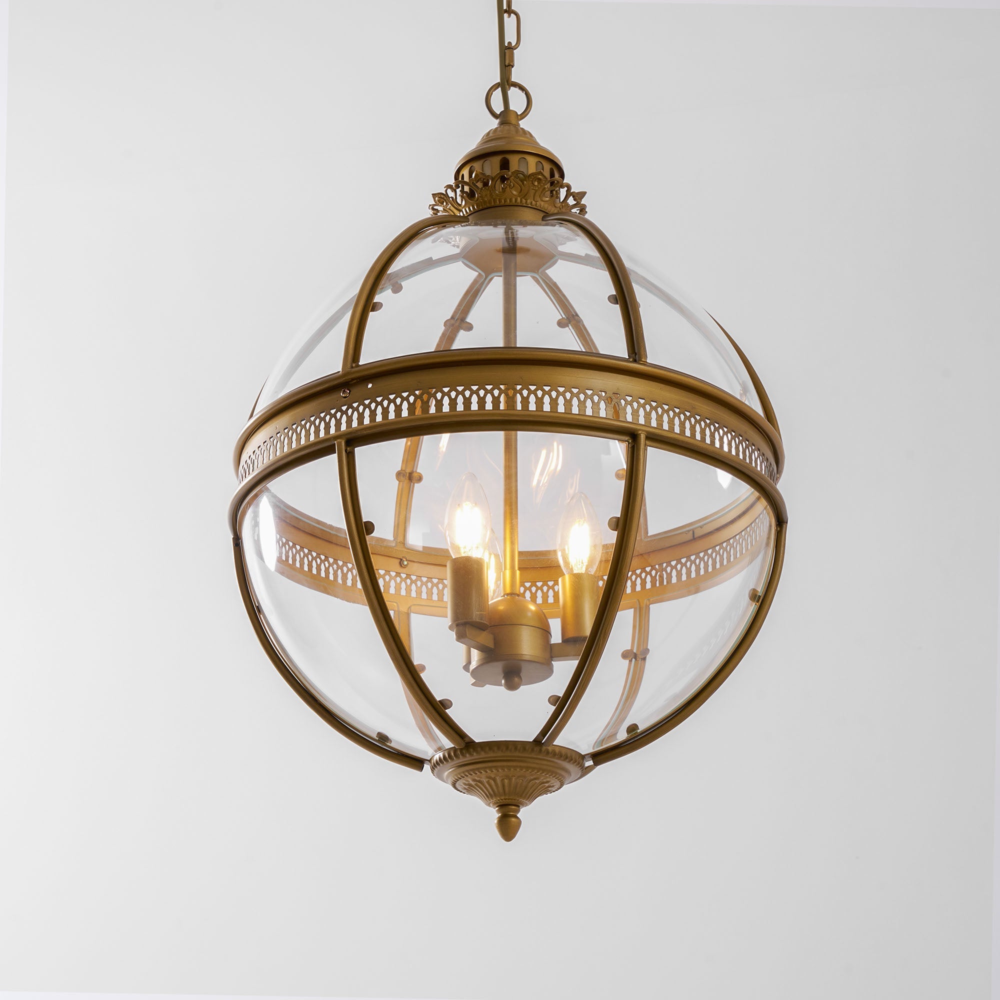 Aureford Glass Linear Pendant Light