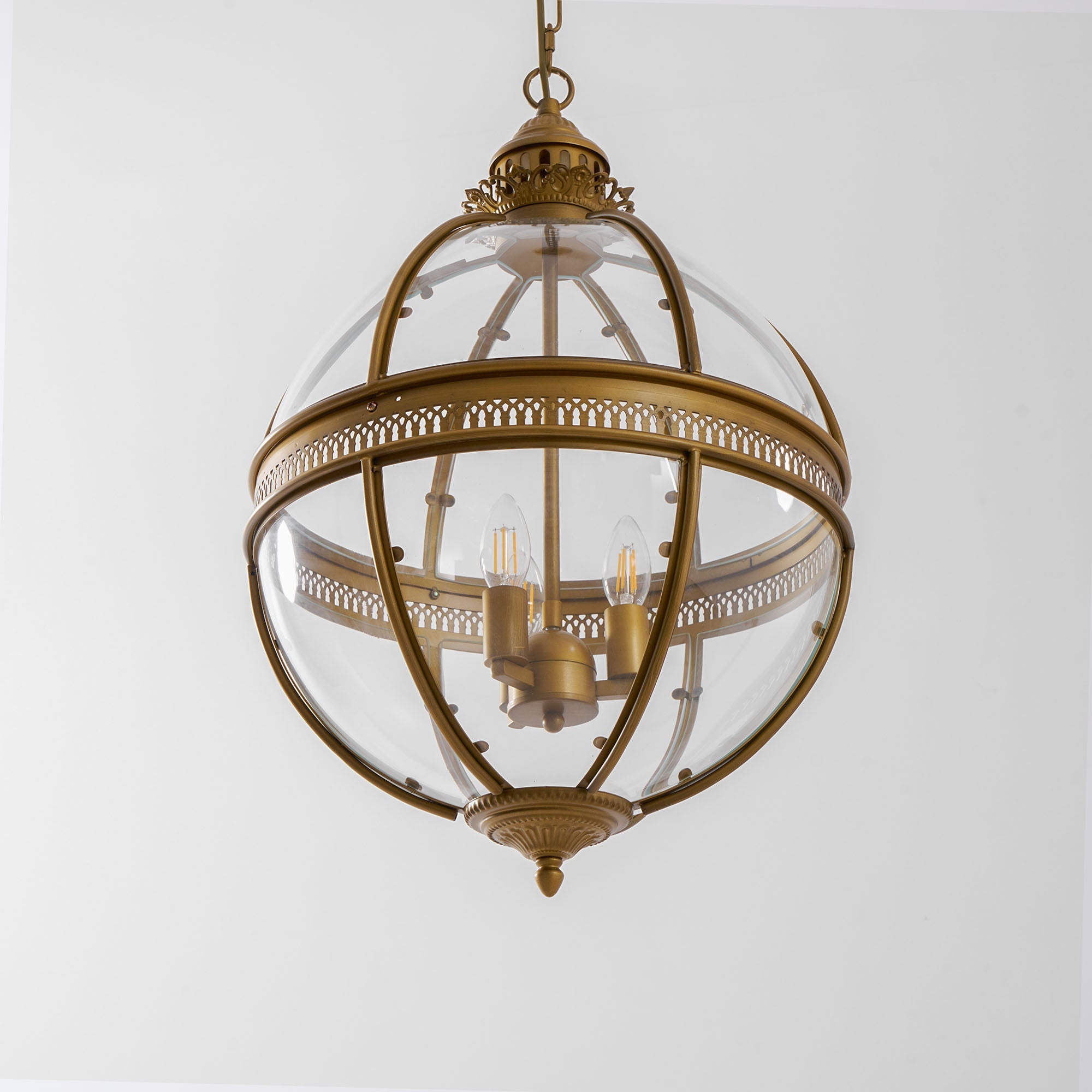 Aureford Glass Linear Pendant Light