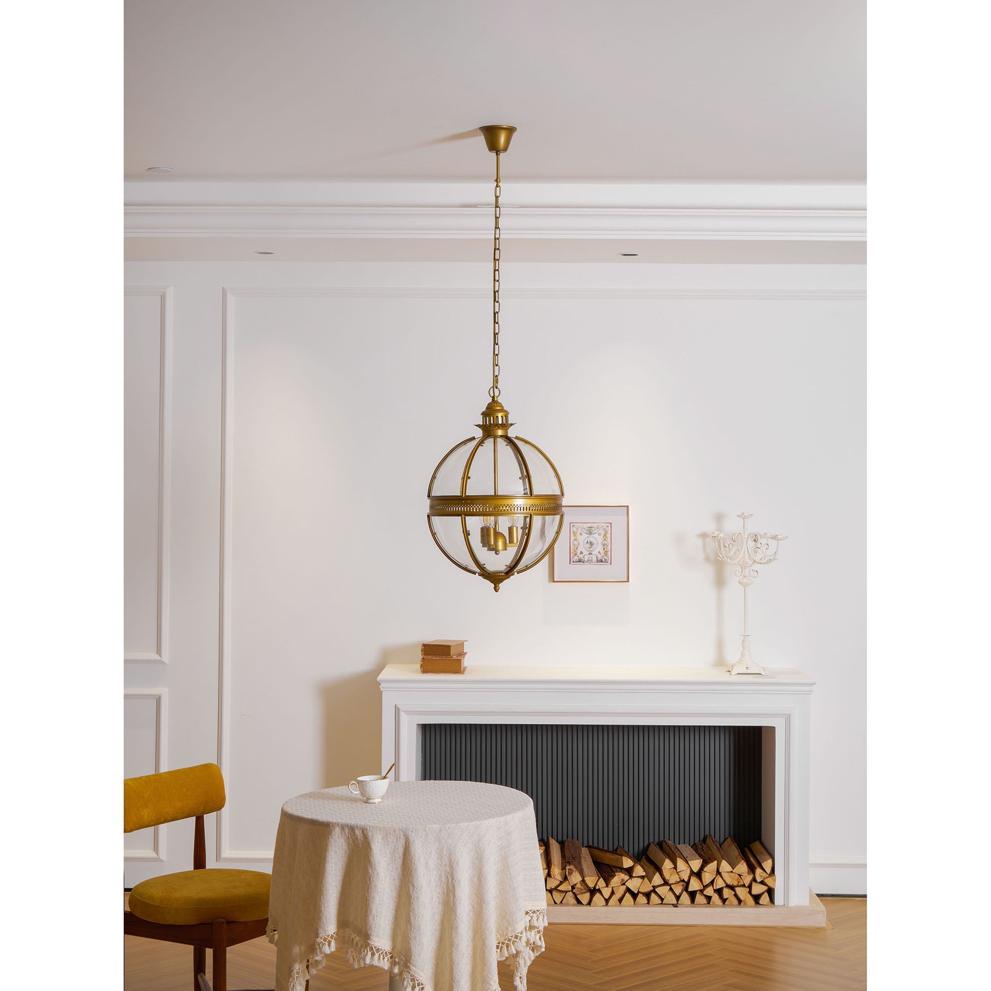 Aureford Glass Linear Pendant Light
