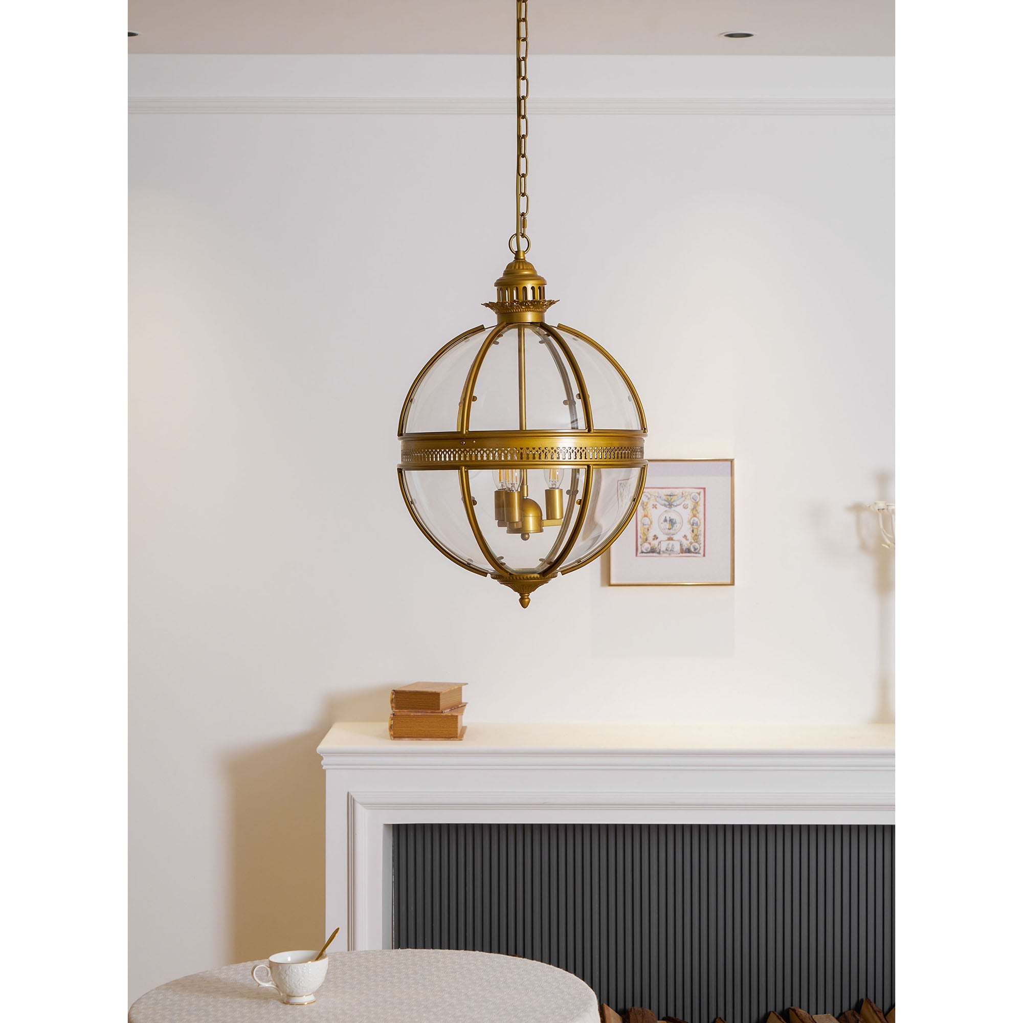 Aureford Glass Linear Pendant Light