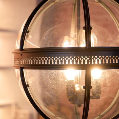 Aureford Glass Linear Pendant Light