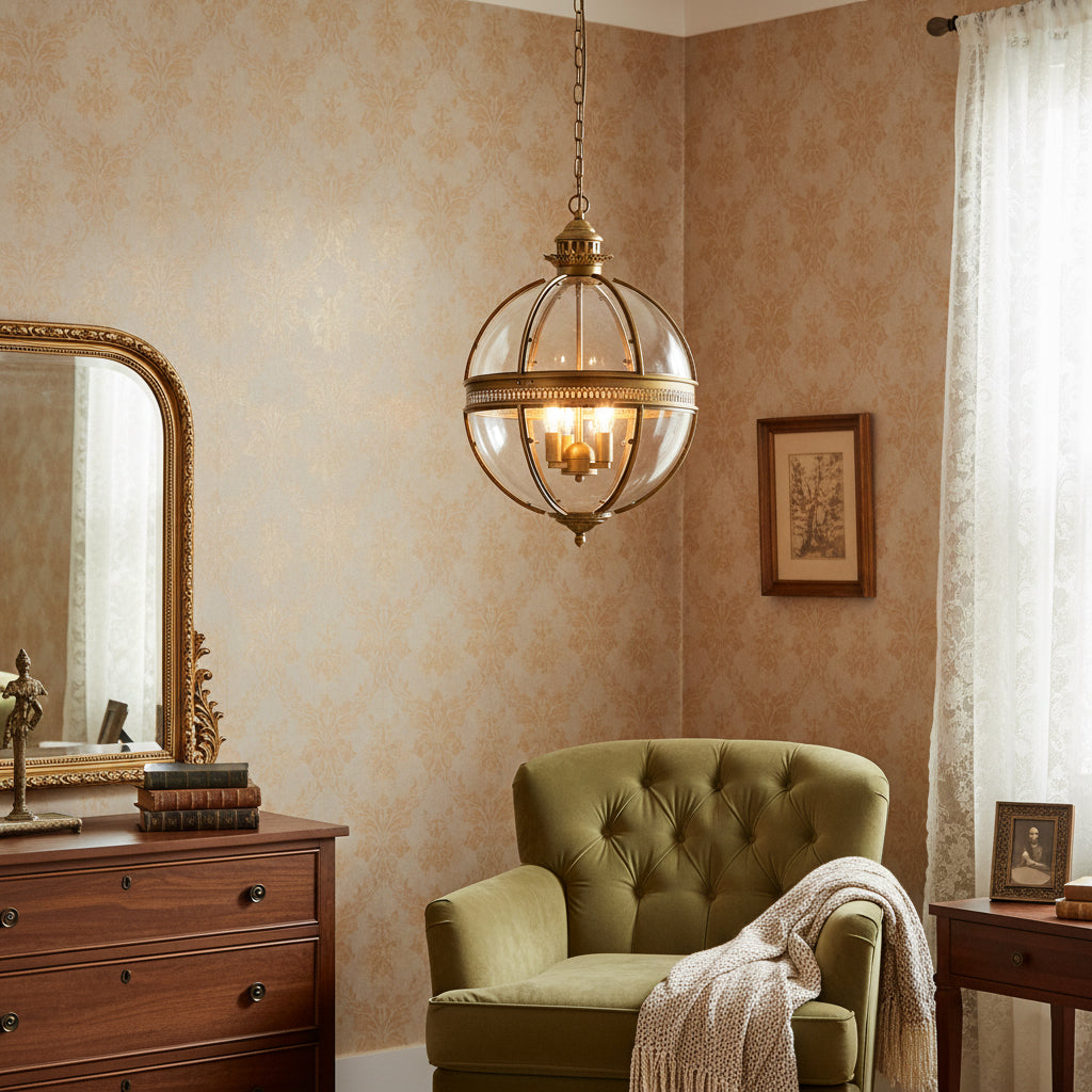 Aureford Glass Linear Pendant Light