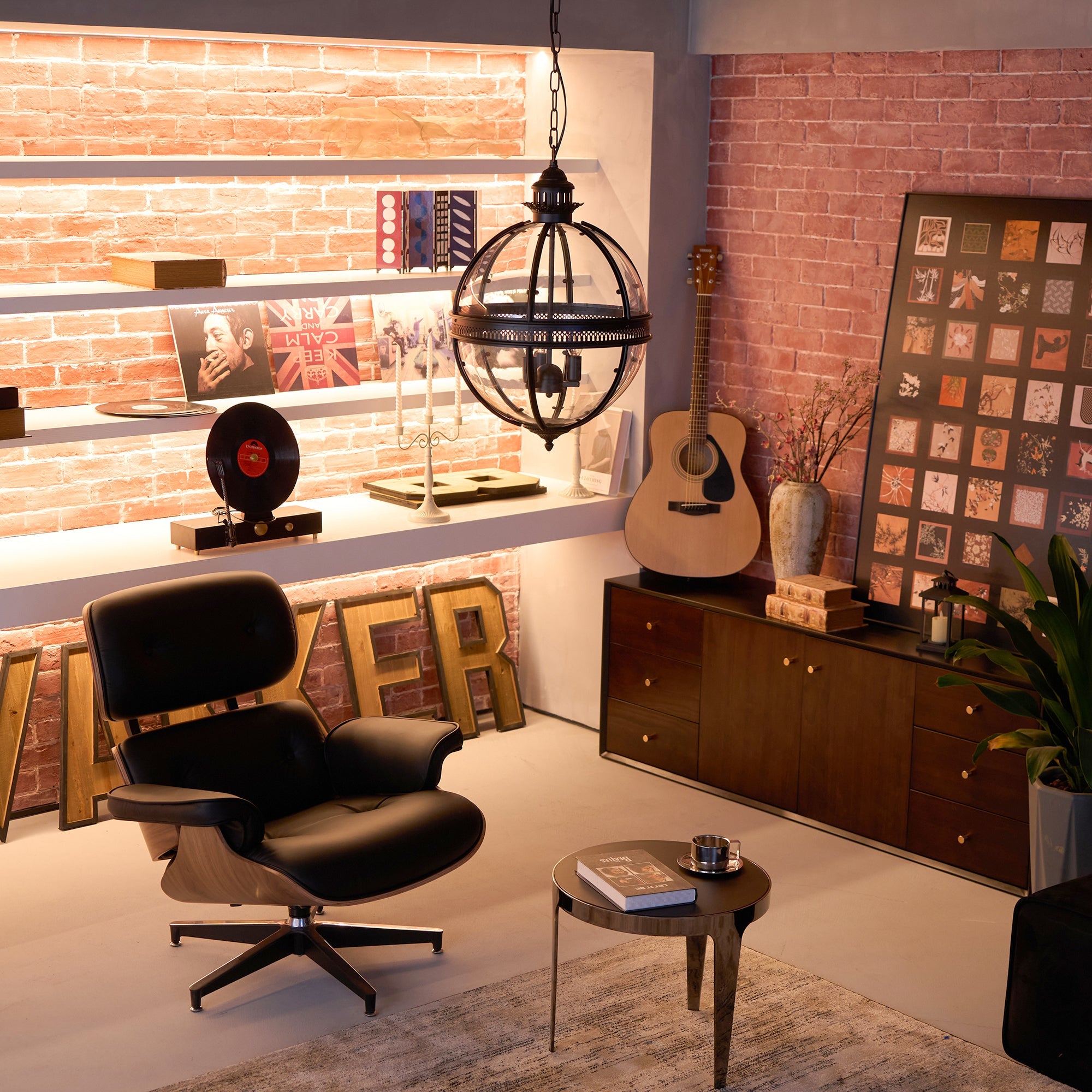 Aureford Glass Linear Pendant Light